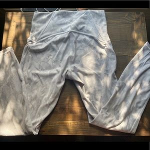 Lululemon mesh white leggings